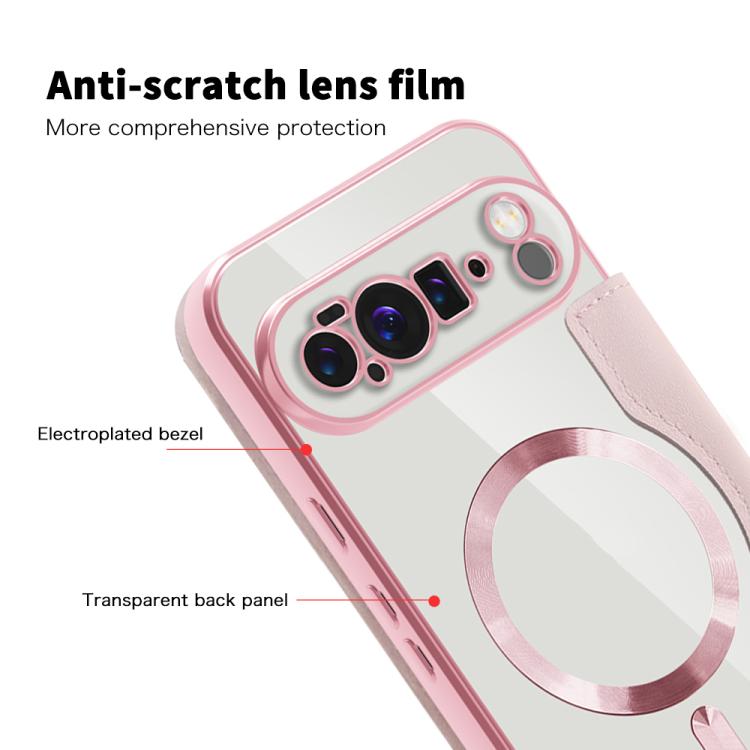 For Google Pixel 10 Pro XL Shield MagSafe RFID Anti-theft Leather Phone Case
