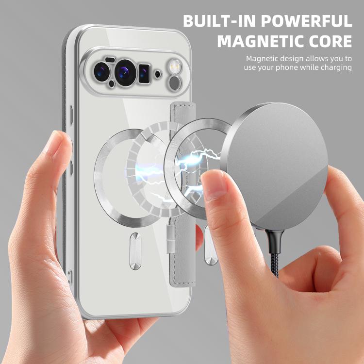 For Google Pixel 10 Pro XL Shield MagSafe RFID Anti-theft Leather Phone Case