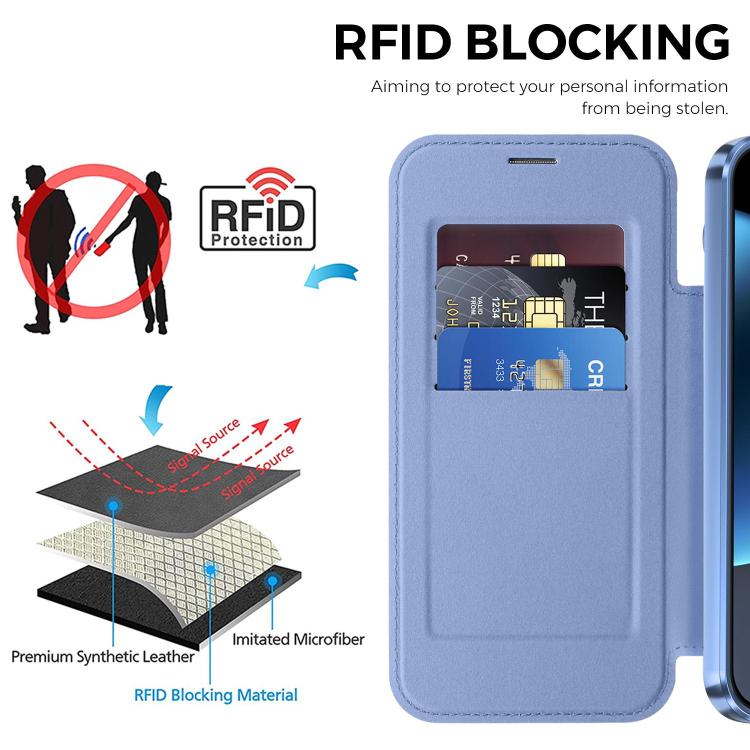 For Google Pixel 11 Pro Shield MagSafe RFID Anti-theft Leather Phone Case