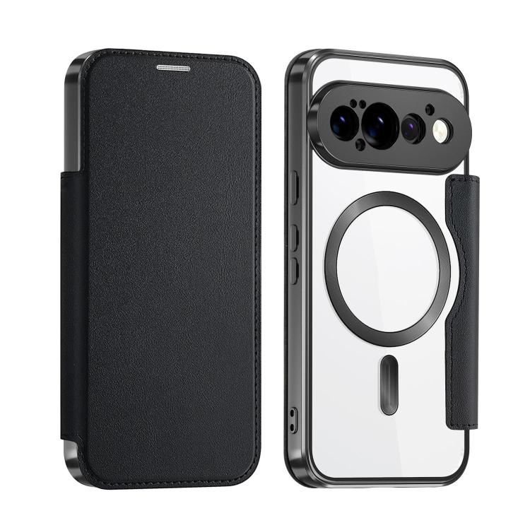 For Google Pixel 11 Pro Shield MagSafe RFID Anti-theft Leather Phone Case