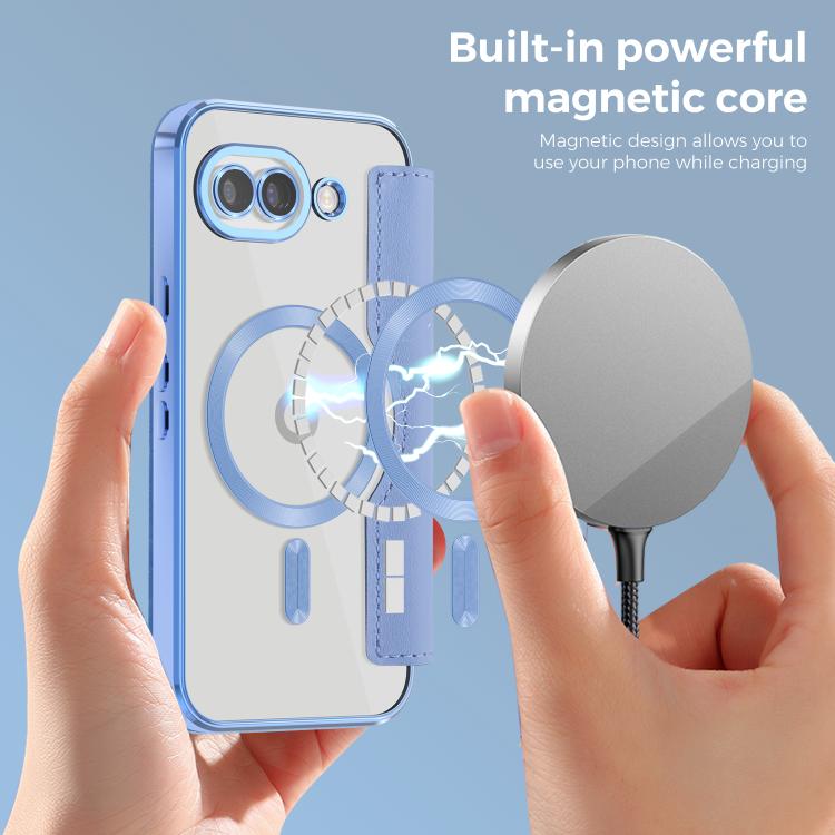 For Google Pixel 10a Shield MagSafe RFID Anti-theft Leather Phone Case