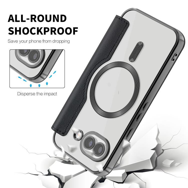 For Google Pixel 10a Shield MagSafe RFID Anti-theft Leather Phone Case