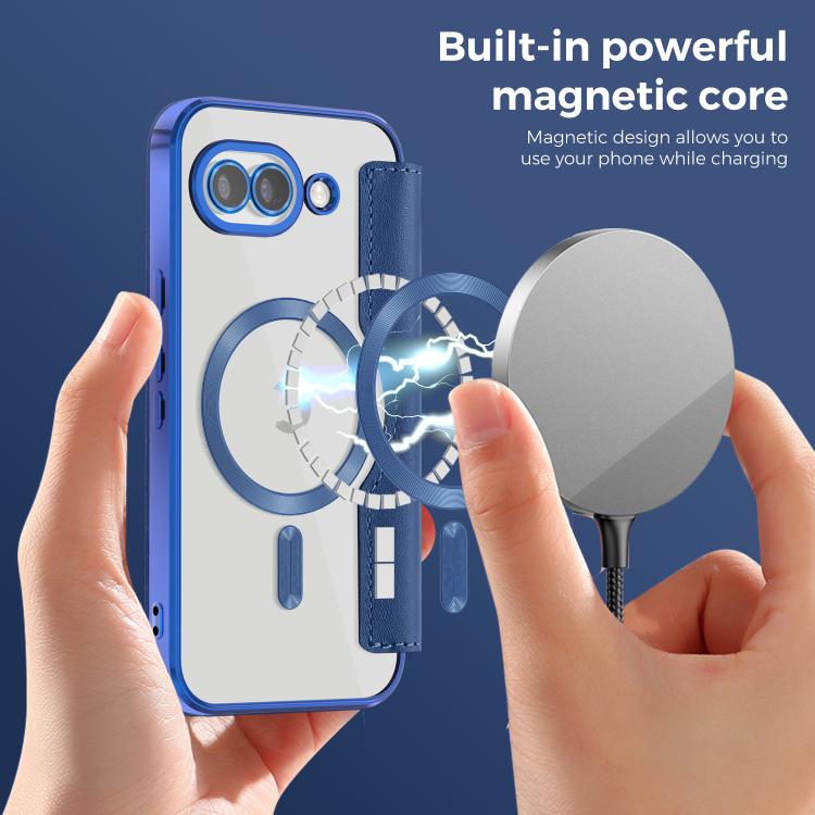 For Google Pixel 10a Shield MagSafe RFID Anti-theft Leather Phone Case