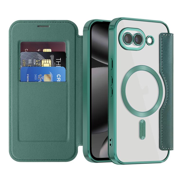 For Google Pixel 10a Shield MagSafe RFID Anti-theft Leather Phone Case