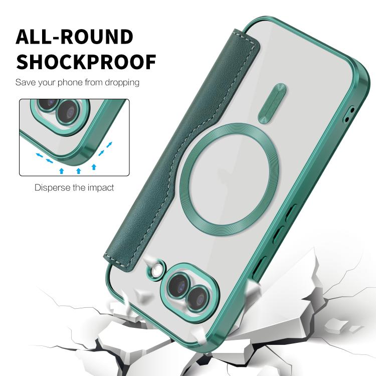 For Google Pixel 10a Shield MagSafe RFID Anti-theft Leather Phone Case