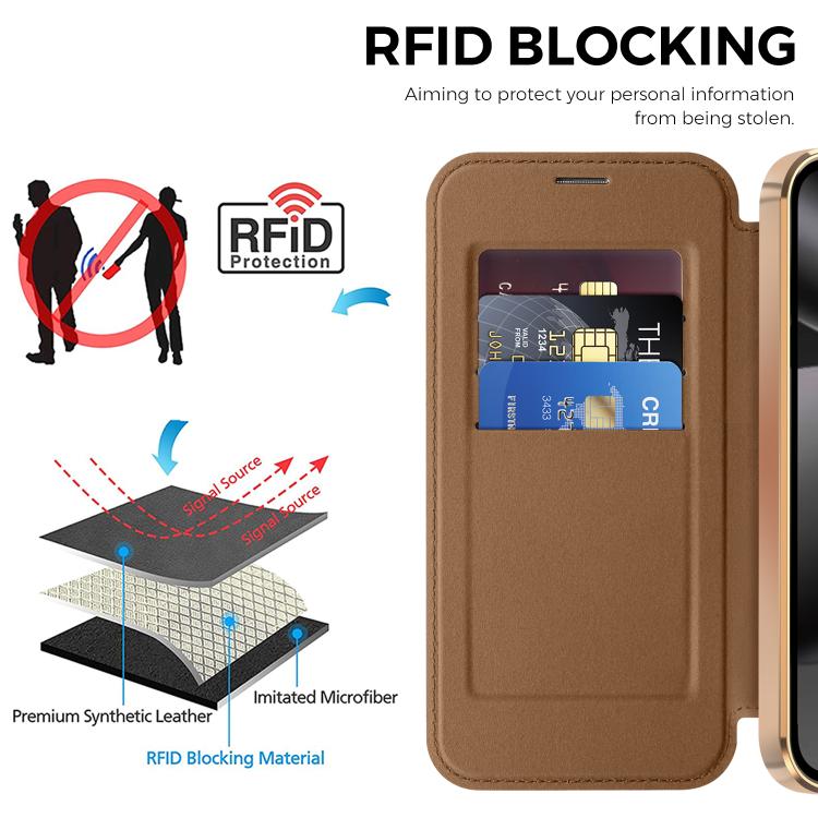 For Google Pixel 10a Shield MagSafe RFID Anti-theft Leather Phone Case