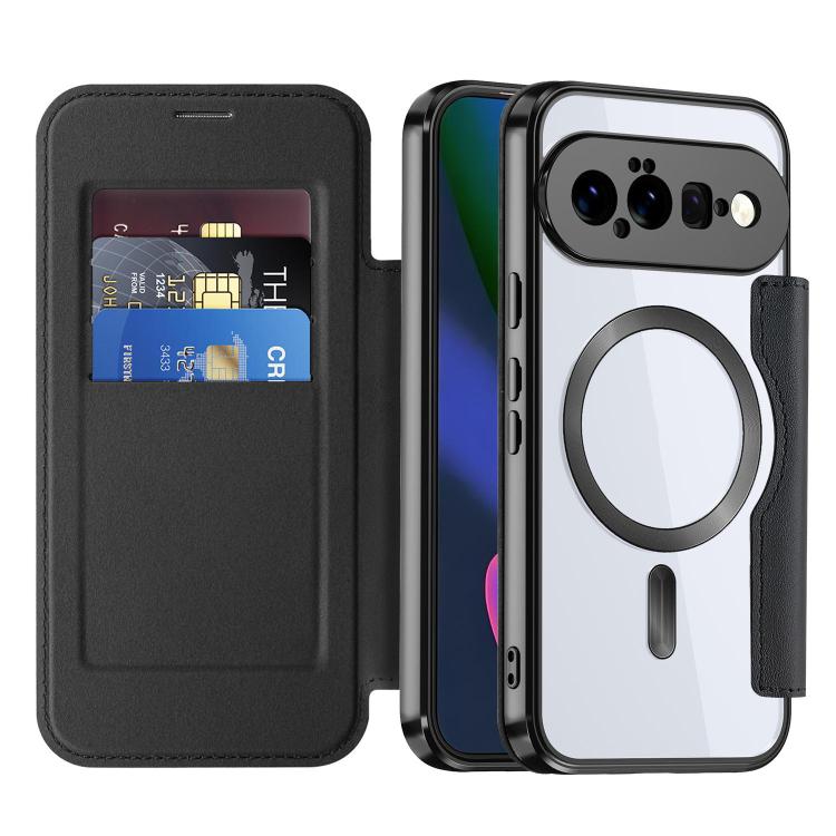 For Google Pixel 11 Shield MagSafe RFID Anti-theft Leather Phone Case