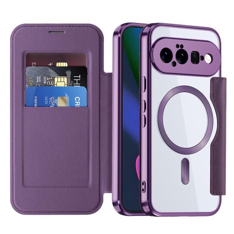 For Google Pixel 11 Shield MagSafe RFID Anti-theft Leather Phone Case