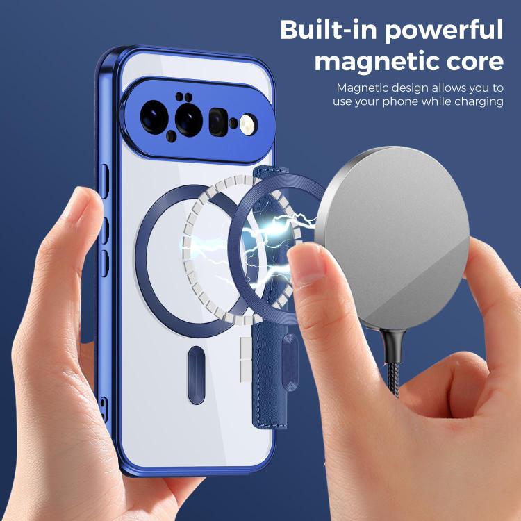 For Google Pixel 11 Shield MagSafe RFID Anti-theft Leather Phone Case