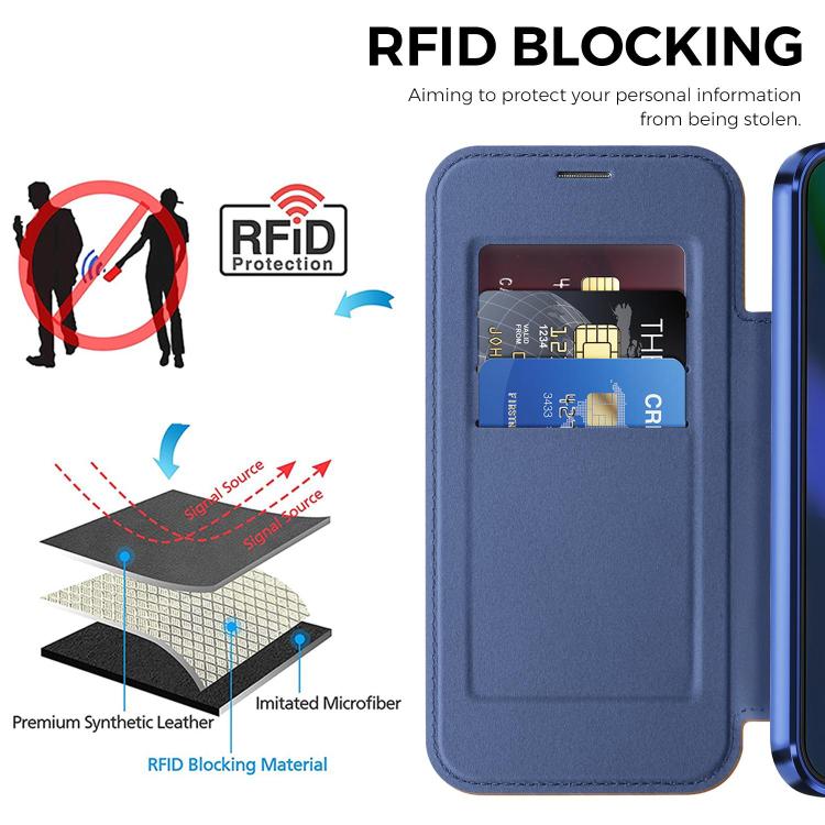 For Google Pixel 11 Shield MagSafe RFID Anti-theft Leather Phone Case