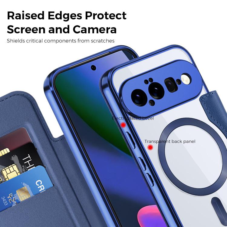 For Google Pixel 11 Shield MagSafe RFID Anti-theft Leather Phone Case