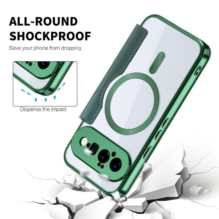 For Google Pixel 11 Shield MagSafe RFID Anti-theft Leather Phone Case