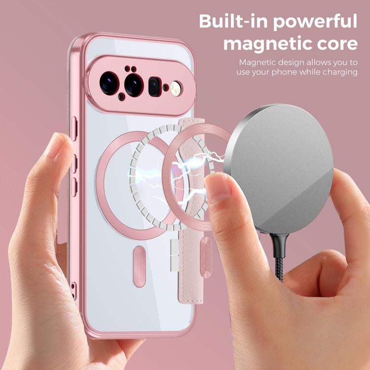 For Google Pixel 11 Shield MagSafe RFID Anti-theft Leather Phone Case