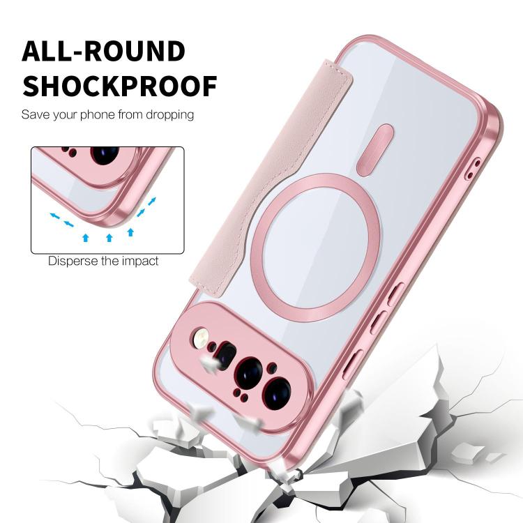 For Google Pixel 11 Shield MagSafe RFID Anti-theft Leather Phone Case