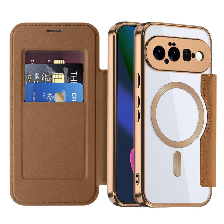 For Google Pixel 11 Shield MagSafe RFID Anti-theft Leather Phone Case
