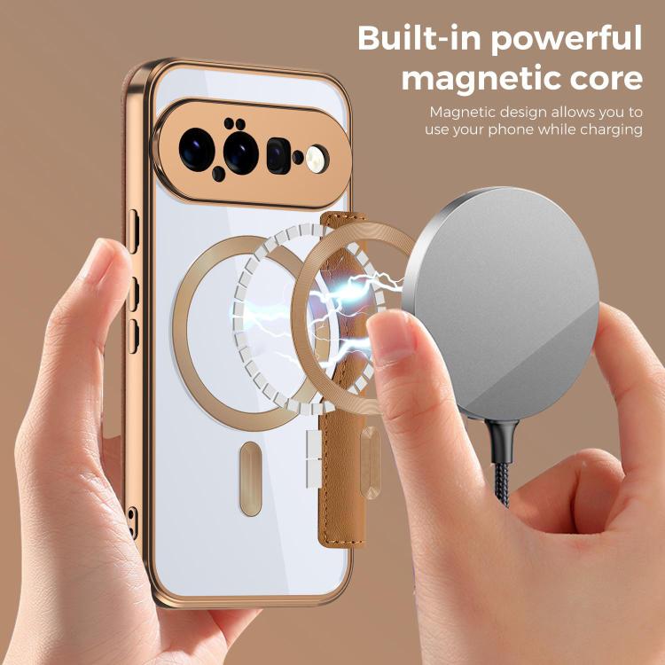 For Google Pixel 11 Shield MagSafe RFID Anti-theft Leather Phone Case