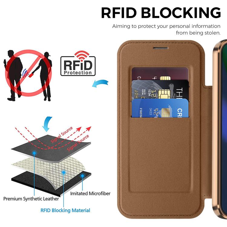 For Google Pixel 11 Shield MagSafe RFID Anti-theft Leather Phone Case