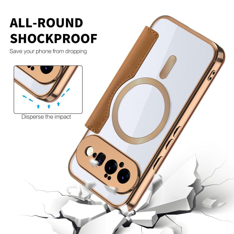 For Google Pixel 11 Shield MagSafe RFID Anti-theft Leather Phone Case