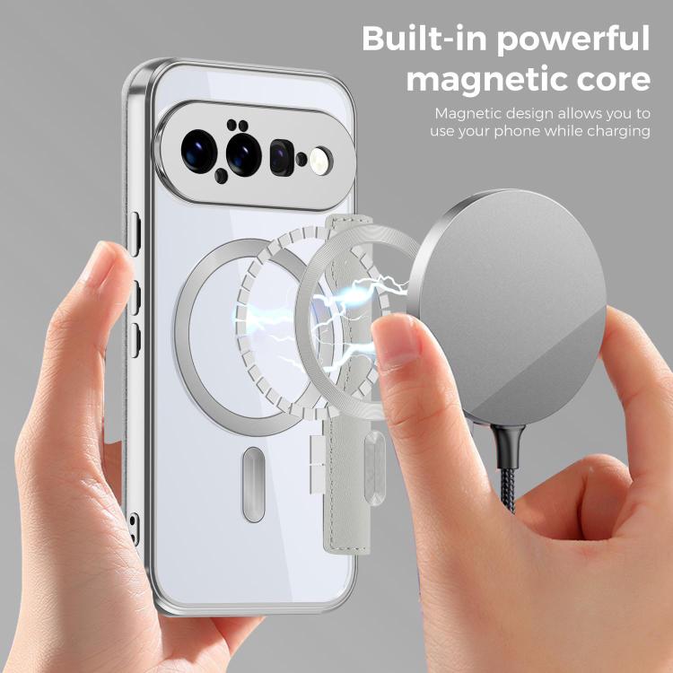 For Google Pixel 11 Shield MagSafe RFID Anti-theft Leather Phone Case