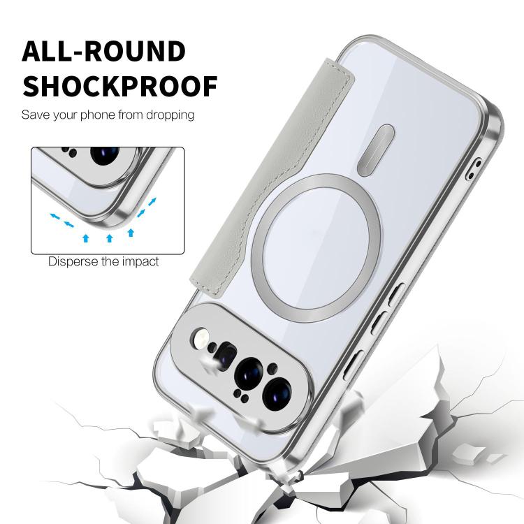 For Google Pixel 11 Shield MagSafe RFID Anti-theft Leather Phone Case