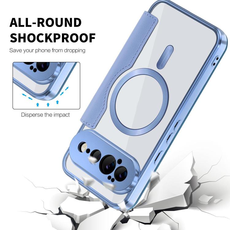 For Google Pixel 11 Pro XL Shield MagSafe RFID Anti-theft Leather Phone Case