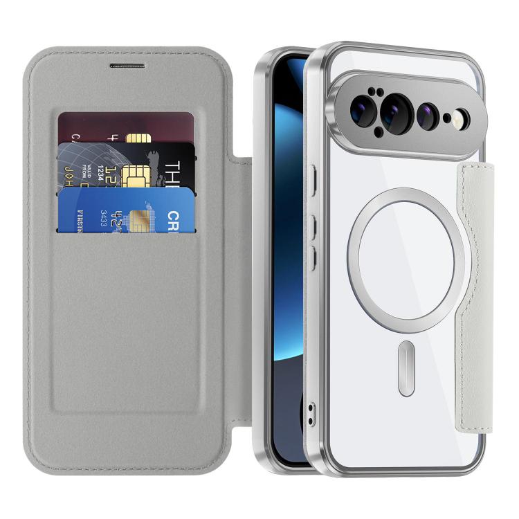 For Google Pixel 11 Pro XL Shield MagSafe RFID Anti-theft Leather Phone Case