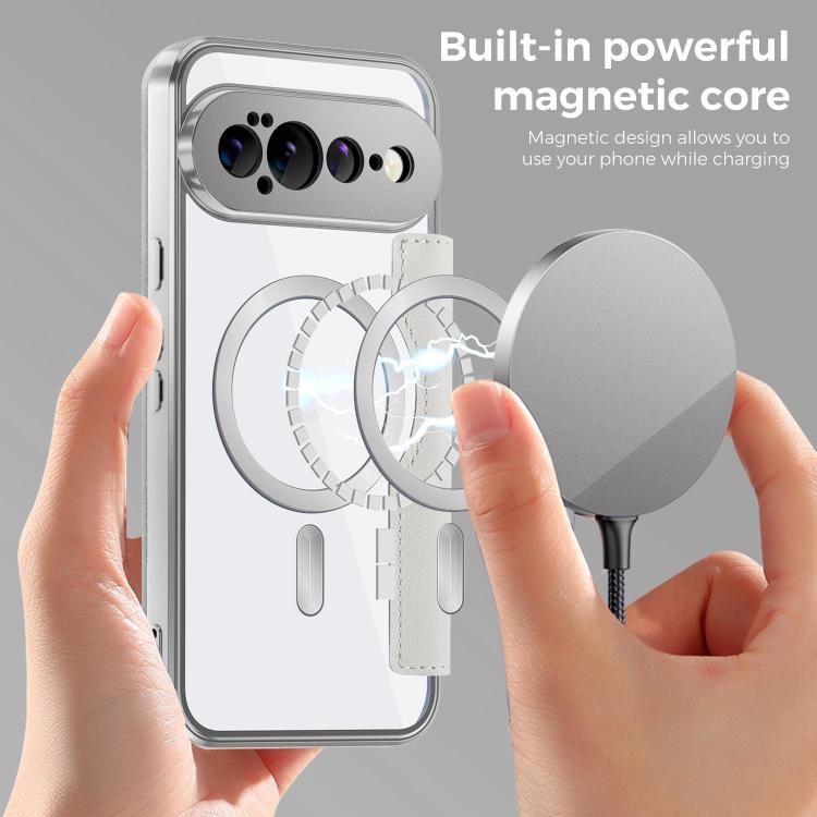 For Google Pixel 11 Pro XL Shield MagSafe RFID Anti-theft Leather Phone Case