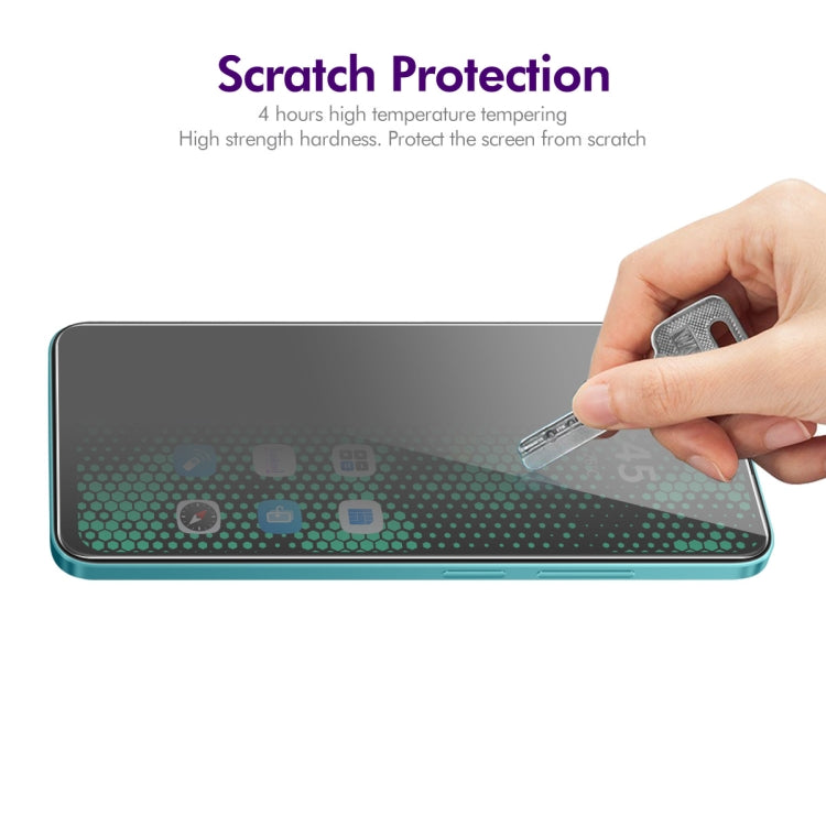 For Nokia C21 Plus 2pcs ENKAY Hat-Prince 28 Degree Anti-peeping Privacy Tempered Glass Film