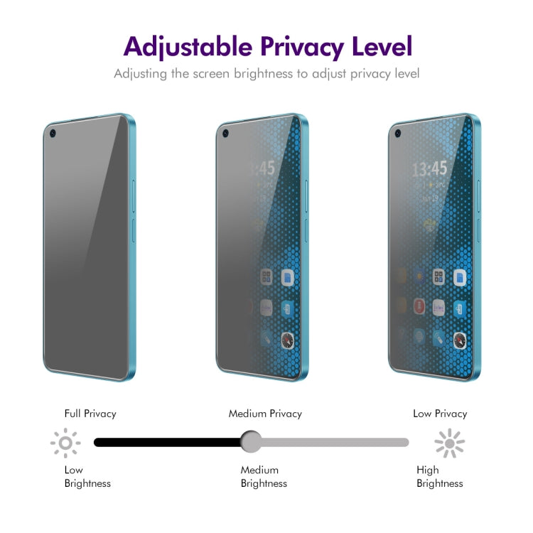 For Realme X7 Max 5G 5pcs ENKAY Hat-Prince 28 Degree Anti-peeping Privacy Tempered Glass Film