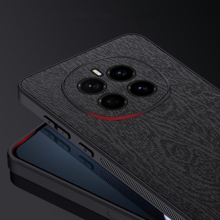 For Honor Magic7 Tree Bark Leather Shockproof Phone Case
