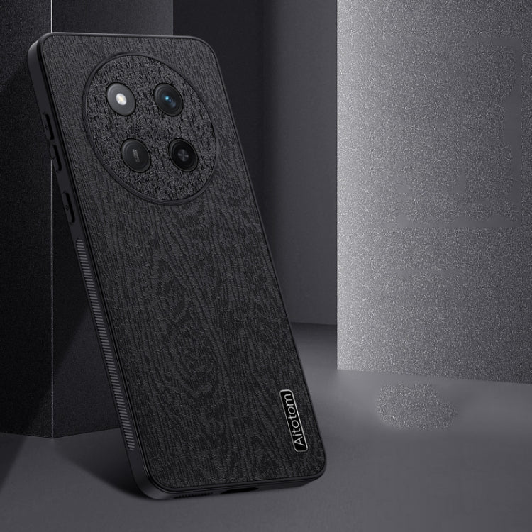 For Honor X60 Pro Tree Bark Leather Shockproof Phone Case