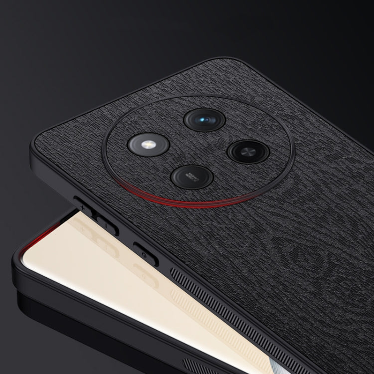 For Honor X60 Pro Tree Bark Leather Shockproof Phone Case