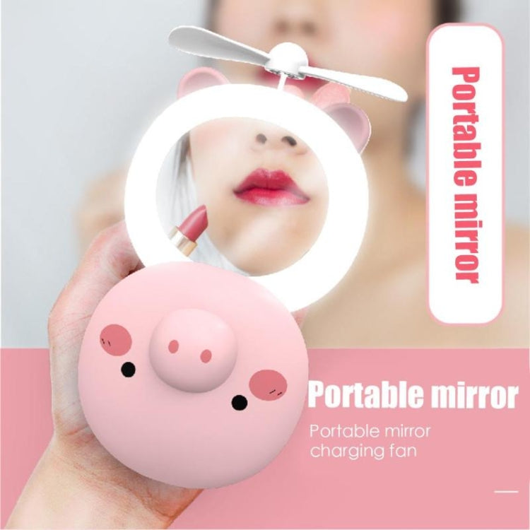 Multi-Function Cartoon Portable Three-In-One Mini USB Small Fanï¼ŒStyle Random Delivery(Pink)