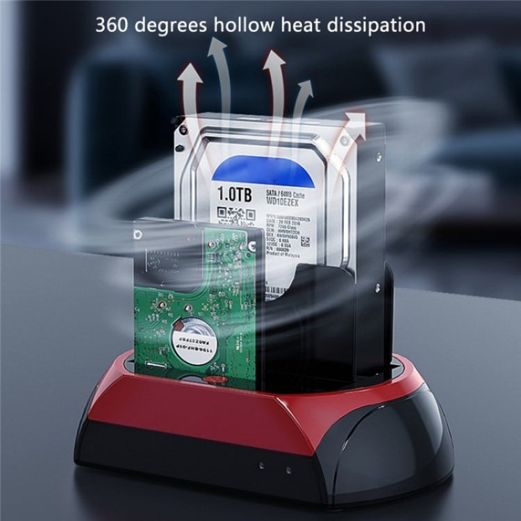 575D USB Hard Disk Holder Laptop Mobile Hard Disk Box 2.5 / 3.5inch SATA IDE HDD Base, Plug:US Plug