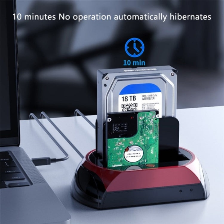 575D USB Hard Disk Holder Laptop Mobile Hard Disk Box 2.5 / 3.5inch SATA IDE HDD Base, Plug:AU Plug