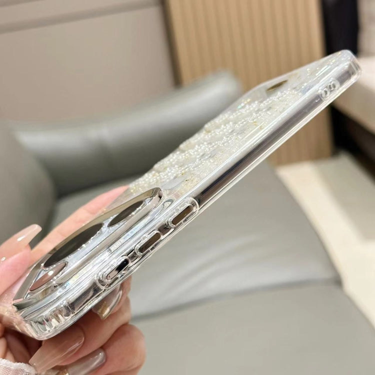 For Huawei P60 / P60 Pro Gold Foil Pearl Bow TPU Phone Case