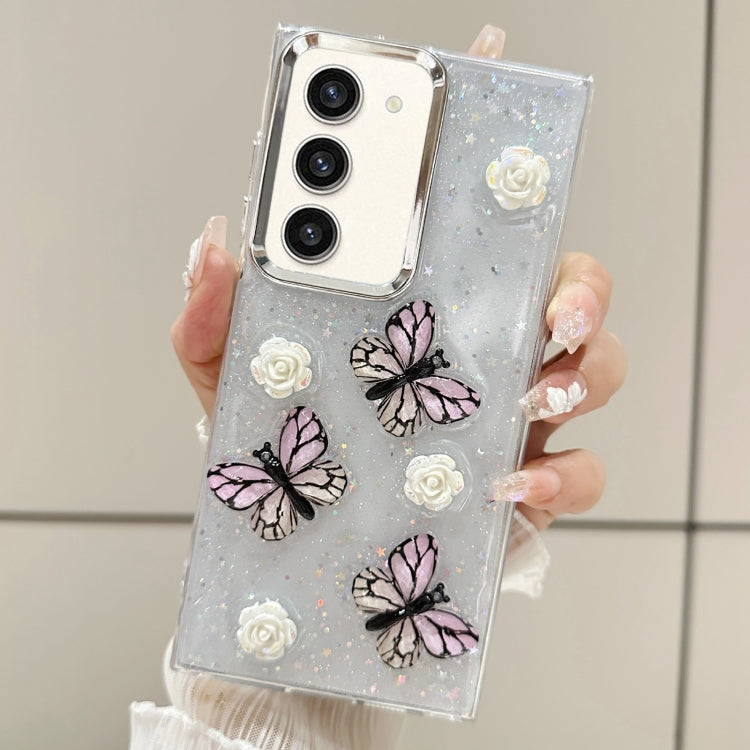 For Samsung Galaxy S20 FE Three-dimensional Butterfly Glitter TPU  Phone Case