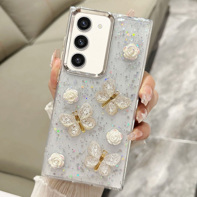 For Samsung Galaxy S20 FE Three-dimensional Butterfly Glitter TPU  Phone Case
