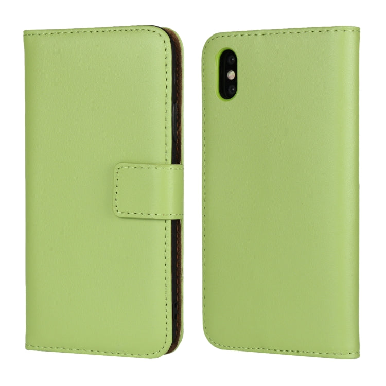 For iPhone X / XS Magnetic Clasp Horizontal Flip Leather Case with Bracket and Card Slot and Wallet