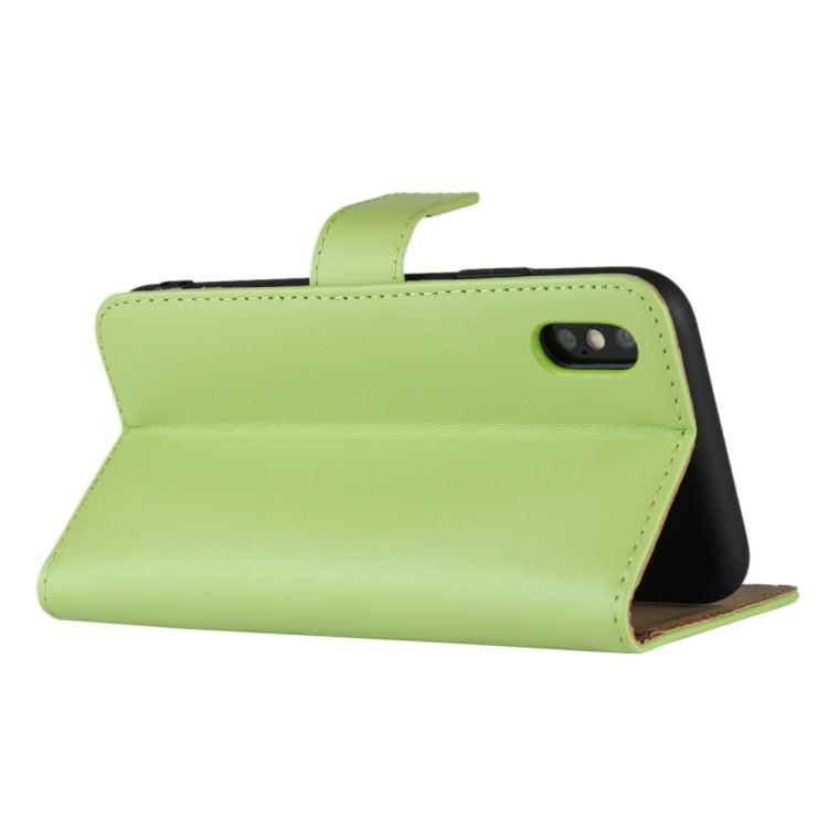For iPhone X / XS Magnetic Clasp Horizontal Flip Leather Case with Bracket and Card Slot and Wallet