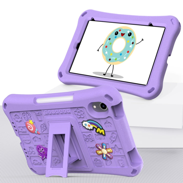 For iPad mini 6 / mini 2024 Hi Baby EVA Full Body Tablet Case with Strap