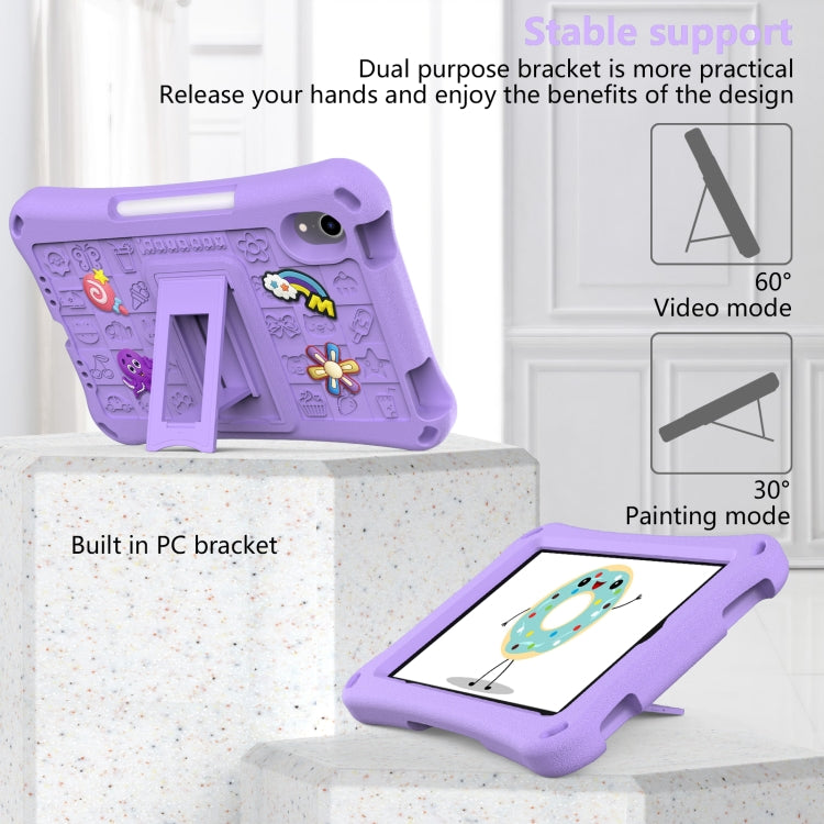 For iPad mini 6 / mini 2024 Hi Baby EVA Full Body Tablet Case with Strap