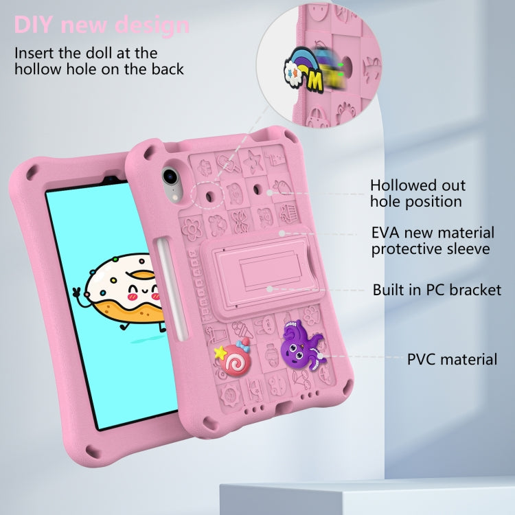 For iPad mini 6 / mini 2024 Hi Baby EVA Full Body Tablet Case with Strap