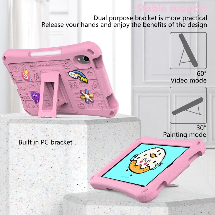 For iPad mini 6 / mini 2024 Hi Baby EVA Full Body Tablet Case with Strap