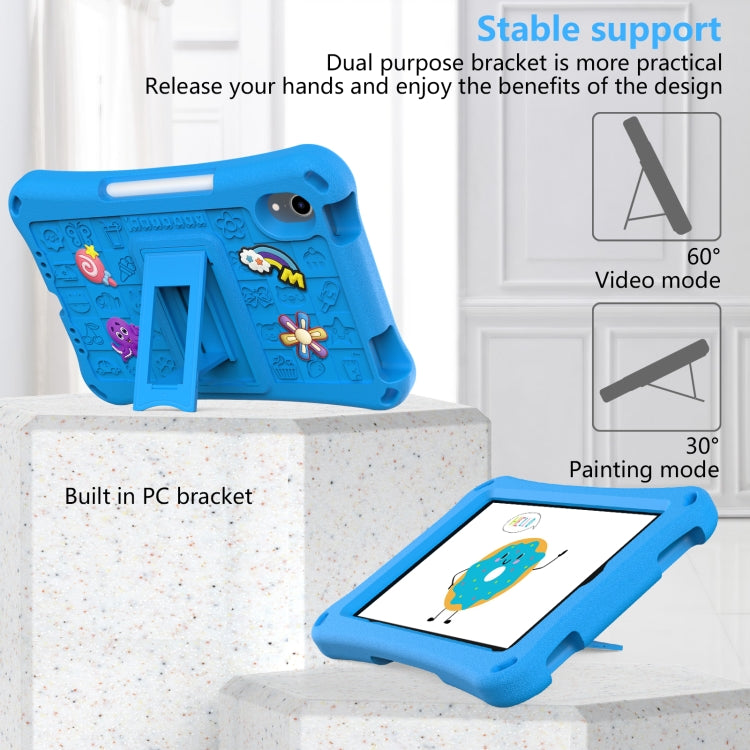 For iPad mini 6 / mini 2024 Hi Baby EVA Full Body Tablet Case with Strap
