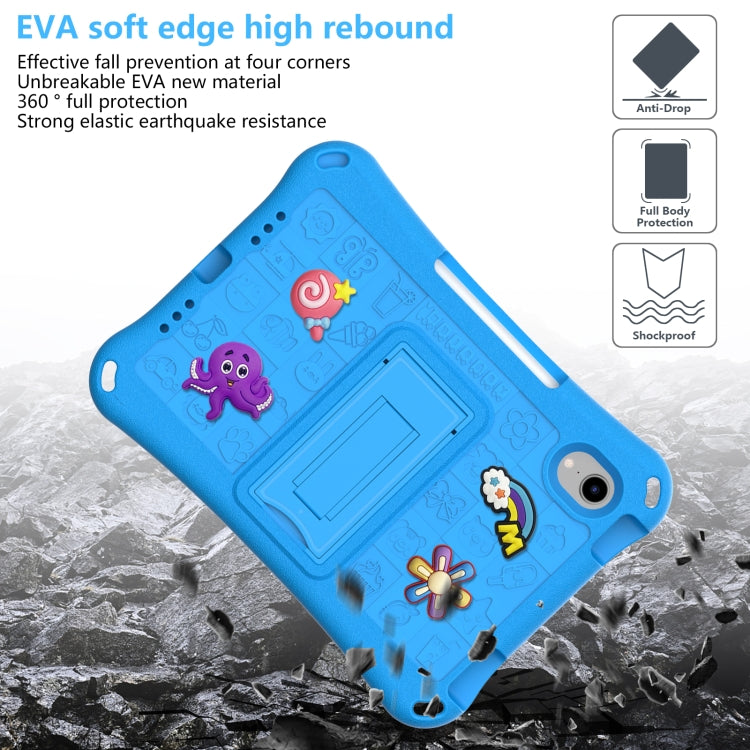 For iPad mini 6 / mini 2024 Hi Baby EVA Full Body Tablet Case with Strap