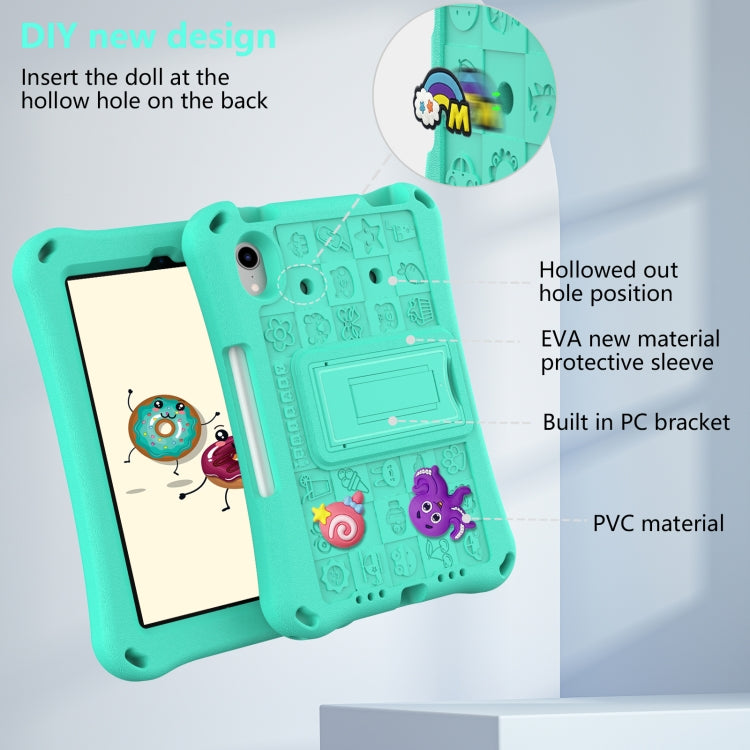 For iPad mini 6 / mini 2024 Hi Baby EVA Full Body Tablet Case with Strap