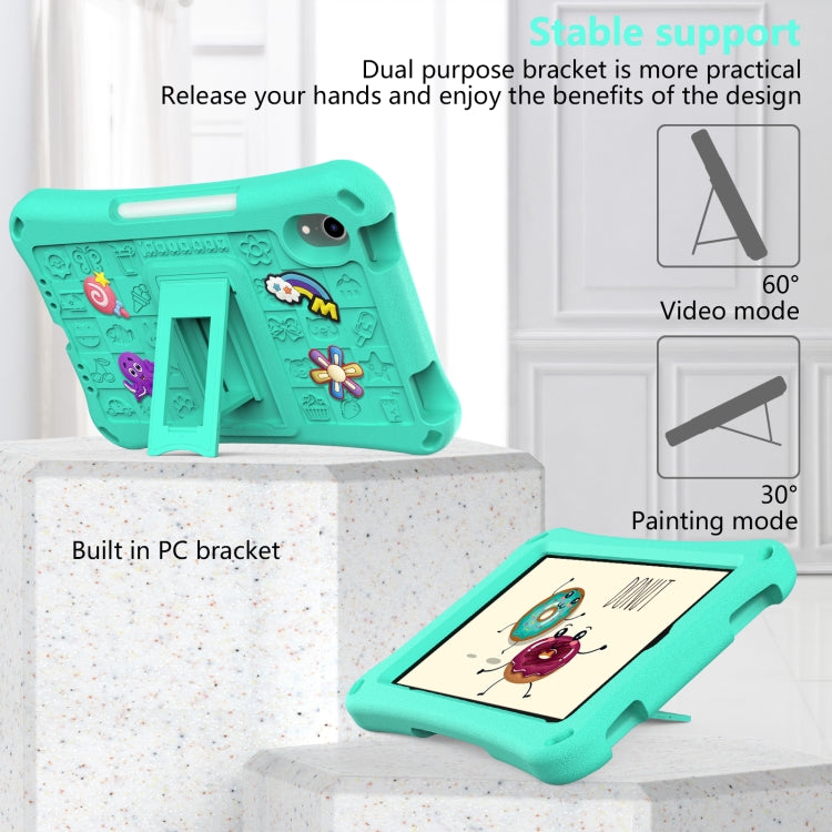 For iPad mini 6 / mini 2024 Hi Baby EVA Full Body Tablet Case with Strap