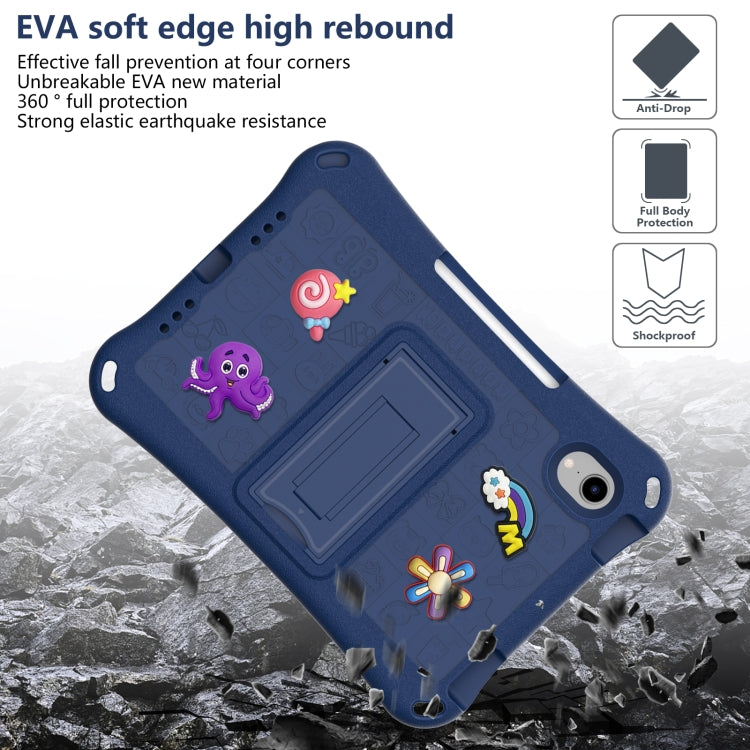 For iPad mini 6 / mini 2024 Hi Baby EVA Full Body Tablet Case with Strap