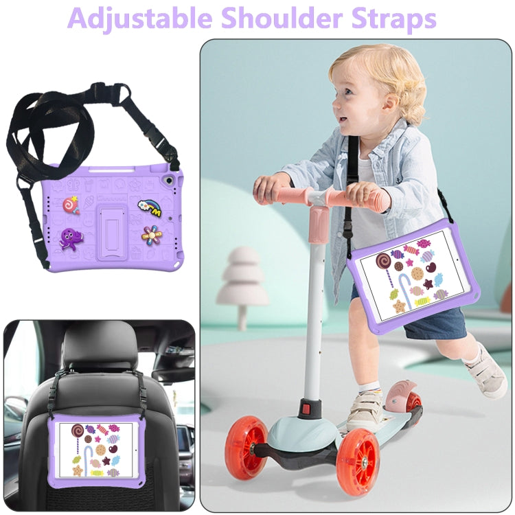 For iPad 10.2 2019 / 2020 / 2021 Hi Baby EVA Full Body Tablet Case with Strap